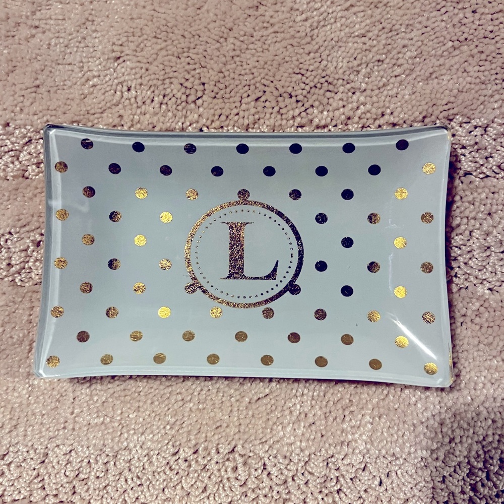 “L” Jewelry Dish
